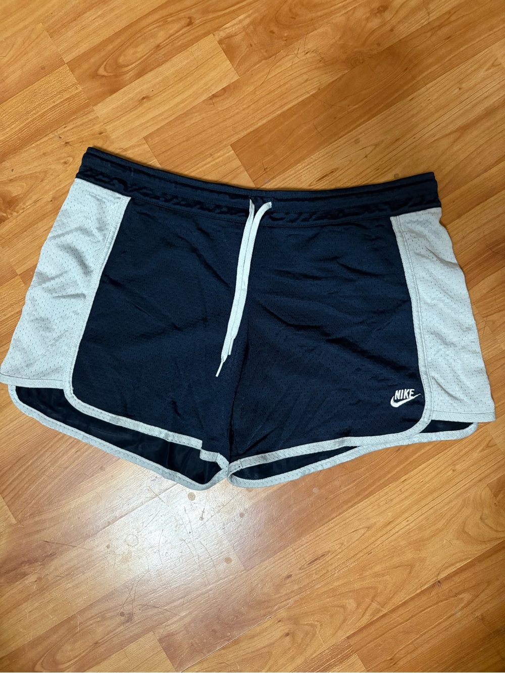 Womens Nike Sportswear Mesh Colorblock Athletic Shorts